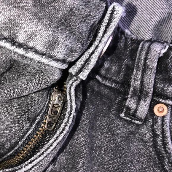 BDG Urban Outfitters black distressed jean skirt - Picture 7 of 9